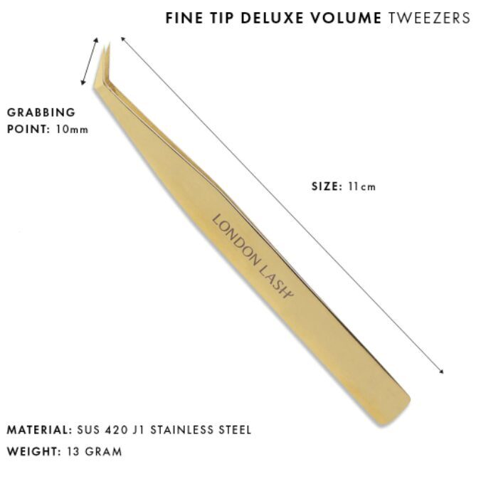 Fine tip deluxe volume tweezers