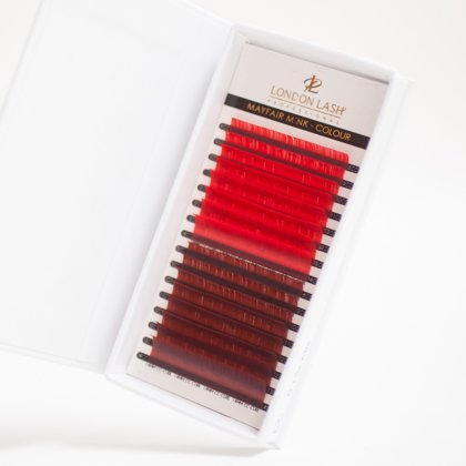 Red/red brown lashes mayfair mink 0.07